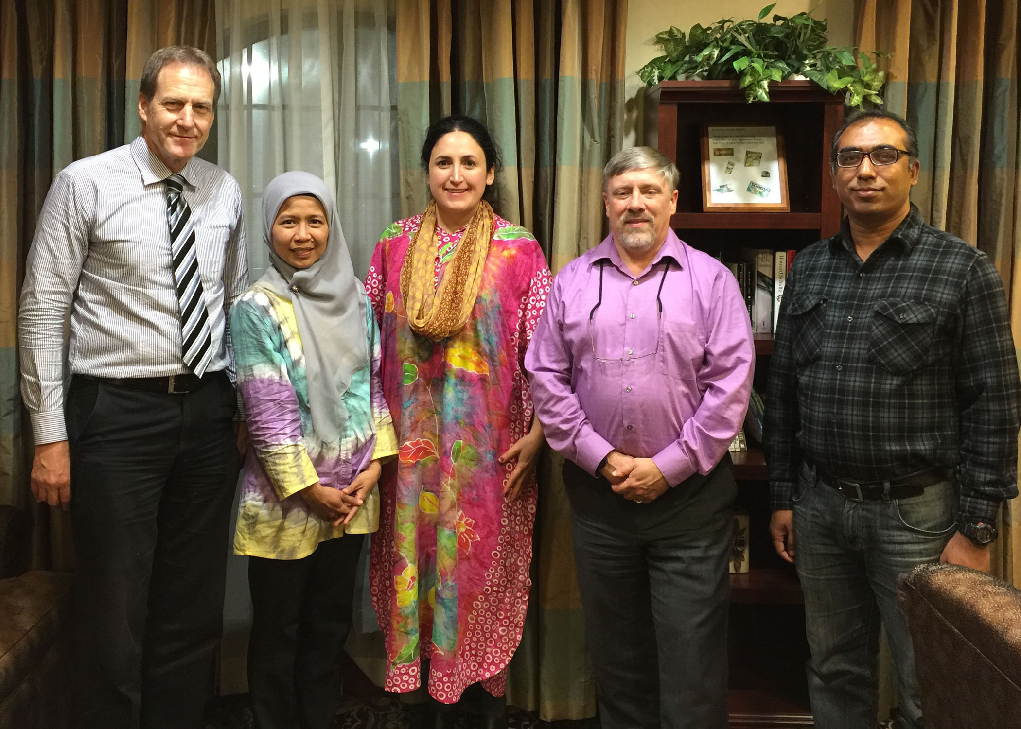 Bangladeshi scientist studies irrigation at AgCenter research station